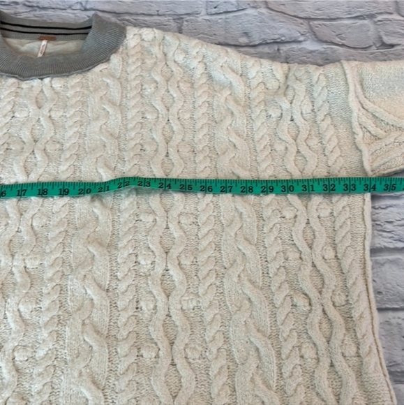 Free people Olympia sweater tunic sz L - Picture 3 of 16